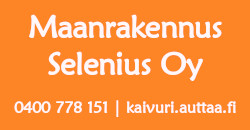 Maanrakennus Selenius Oy logo